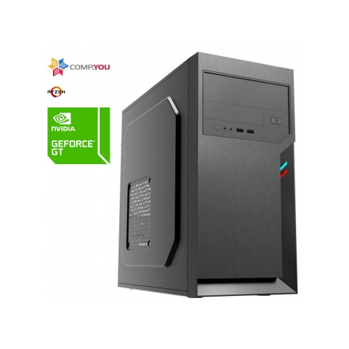 Системный блок Домашний компьютер CompYou Home H557 (AMD Ryzen 5-3600 3.6GHz, 16Gb DDR4, 240Gb SSD, nVidia GeForce GT 1030 2Gb, 450W, Без ОС) CY.1950692.H557
