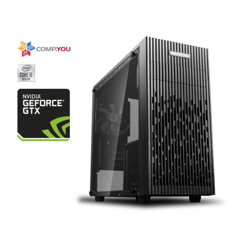 Системный блок Домашний компьютер CompYou Home H577 (Intel Core i5-10400F 2.9GHz, 8Gb DDR4, 2Tb, nVidia GeForce GTX 1650 4Gb, 500W, Без ОС) CY.1948135.H577