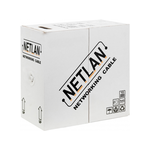Кабель силовой Netlan EC-UF004-5E-PVC-GY FTP 4 пары кат.5e бухта 305м