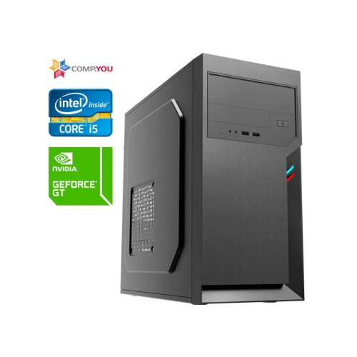 Системный блок Домашний компьютер CompYou Home H577 (Intel Core i5-2400 3.1GHz, 4Gb DDR3, 2Tb, nVidia GeForce GT 730 2Gb, 450W, Без ОС) CY.1966051.H577
