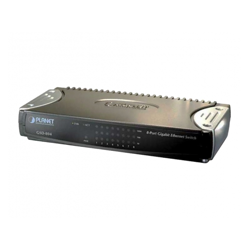 Коммутатор (switch) Planet GSD-804, черный