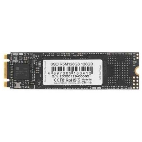 Модуль флеш-памяти AMD 128Gb M.2 2280 Radeon R5 R5M128G8 3D TLC, внутренний
