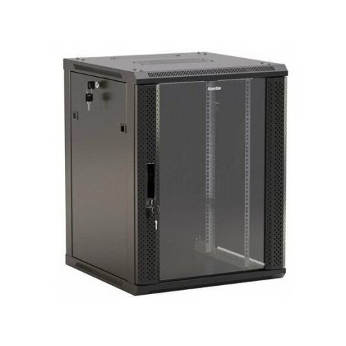 Телекоммуникационный шкаф Hyperline TWB-0966-GP-RAL9004 9U черный