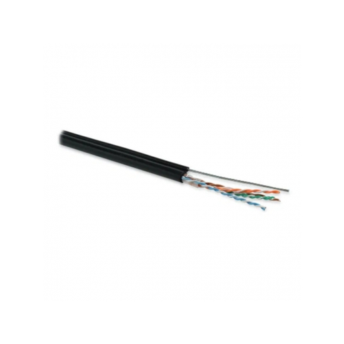 Кабель нарезной витая пара Hyperline 500м UUTP4-C5E-S24-2SW-OUT-PE-BK-500