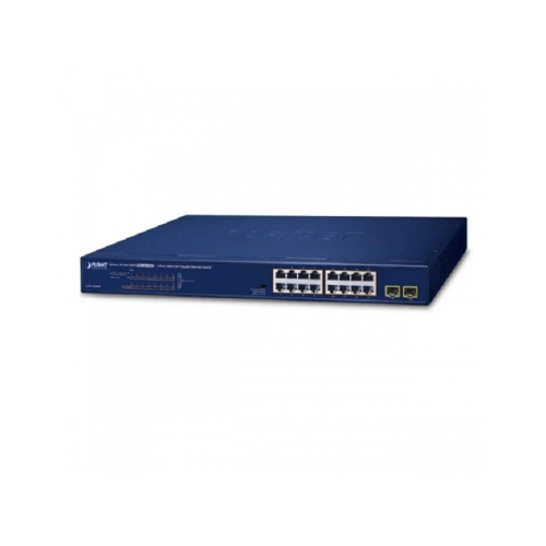 Коммутатор (switch) Planet GSW-1820HP 16-Port 10/100/1000T 802.3at PoE + 2-Port 1000X SFP Ethernet Switch
