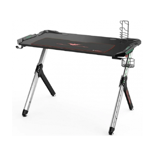 Стол компьютерный Eureka-Ergonomic R1 S с RGB подсветкой, чёрный ERK-EDK-R1S-V3