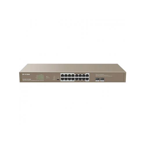 Коммутатор (switch) Tenda G1118P-16-250W IP-COM 16хPoE/2хSFP коричневый