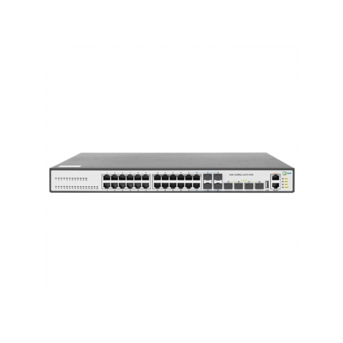 Коммутатор (switch) 24G 4SFP+ SNR-S2995G-24TX-POE 370W серебристо-черный