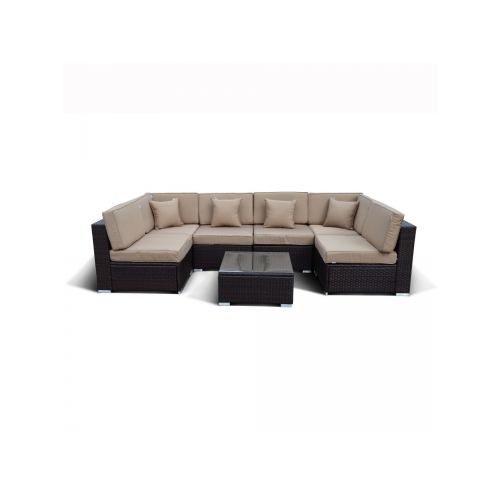 Комплект садовой мебели Afina YR822D Коричневый/Бежевый YR822D Brown/Beige