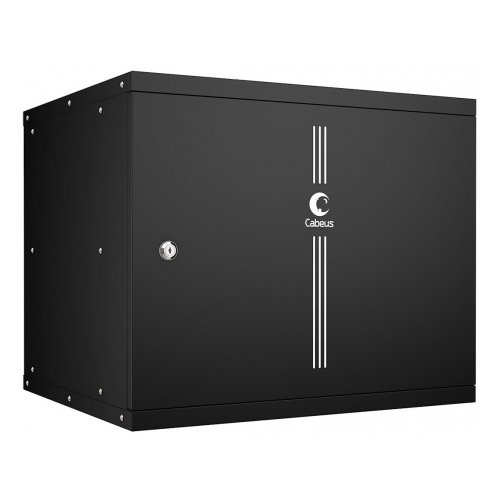 Телекоммуникационный шкаф Cabeus WSC-05D-9U55/45m-BK настенный 19" 9U