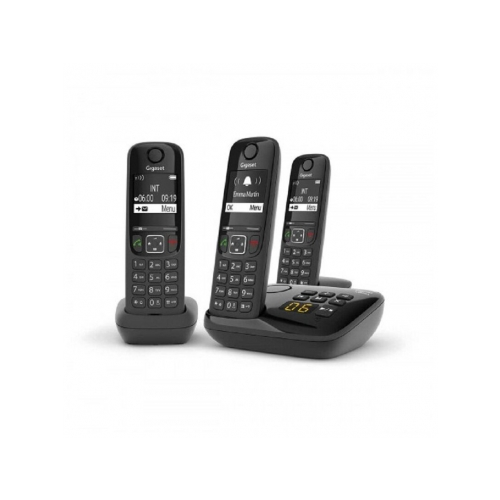 Радиотелефон Gigaset Dect AS690A Trio RUS черный L36852-H2836-S311