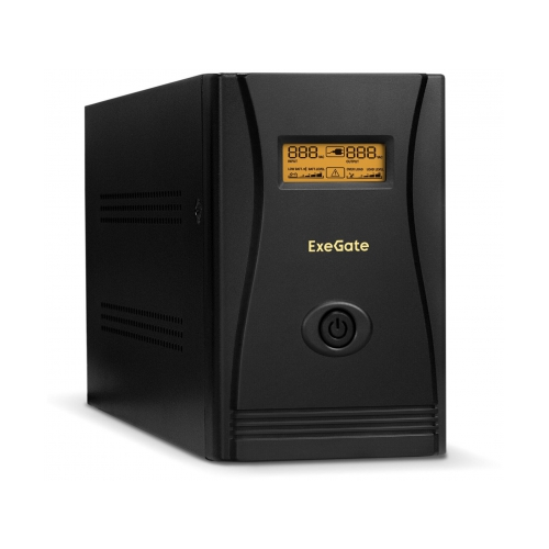 Источник бесперебойного питания Exegate SpecialPro Smart LLB-1600.LCD.AVR.4SH.RJ EP285512RUS
