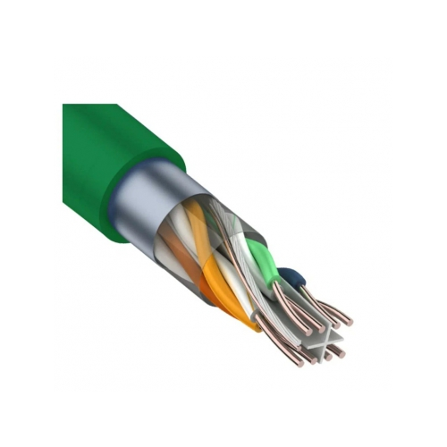 Кабель нарезной витая пара Rexant 01-0172 F/UTP, CAT 6, 305 м, зеленый
