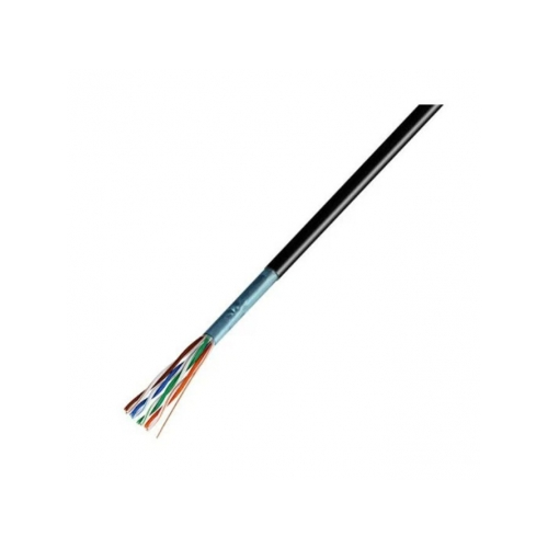 Кабель нарезной витая пара Rexant 01-0165, F/UTP, 5e, 305м, черный