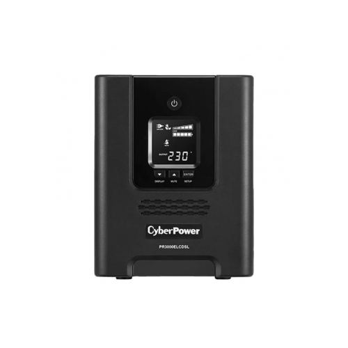 Источник бесперебойного питания CyberPower PR3000ELCDSL 3000VA/2700W, черный