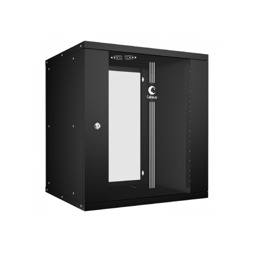 Телекоммуникационный шкаф Cabeus 19" 12U WSC-05D-12U55/45-BK