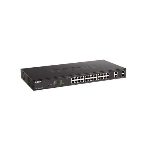 Коммутатор (switch) D-link DGS-1100-26MPV2/A3A 24х10/100/1000Base-T/2xSFP черный