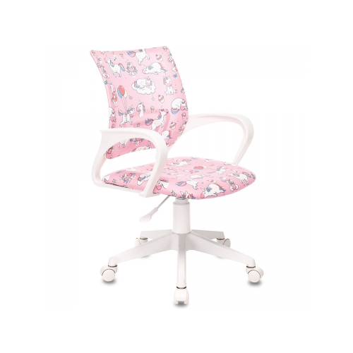 Компьютерное кресло Byurokrat BUROKIDS 1 W-UNICORN розовый/белый