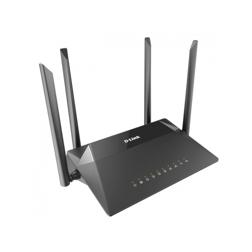Роутер Wi-Fi D-link AC1200 Wave 2 с поддержкой MU-MIMO черный DIR-825/RU/R4A