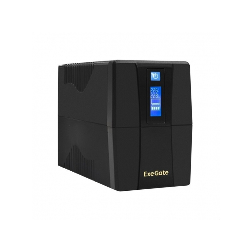 Источник бесперебойного питания Exegate Power Smart EX292790RUS ULB-1000.LCD.AVR.4C13.RJ.USB LCD, AVR, 4*C13, RJ45/11, USB