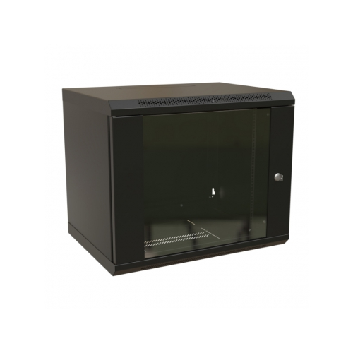 Телекоммуникационный шкаф WRline WR-TW-1245-GP-RAL9004 12U/600x450мм черный