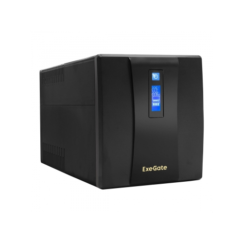 Источник бесперебойного питания Exegate SpecialPro Smart LLB-1600.LCD.AVR.4SH.RJ.USB EP285511RUS