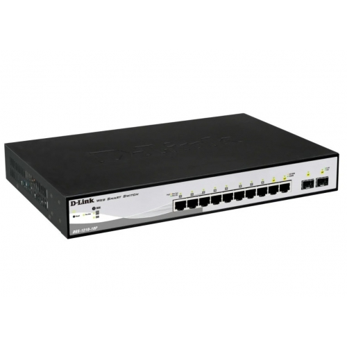 Коммутатор (switch) D-link DGS-1210-10P/F3A 8G управляемый