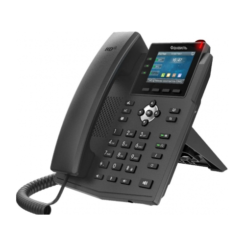 IP-телефон Fanvil X3U Pro черный X3U PRO