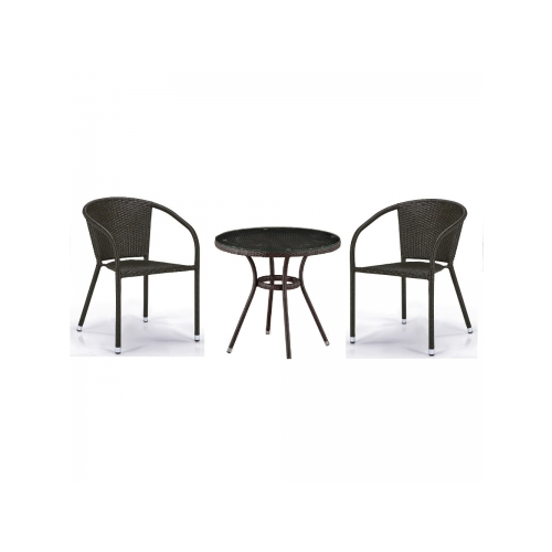 Комплект садовой мебели Afina T282ANT/Y137C-W53, Коричневый T282ANT/Y137C-W53 Brown 2Pcs
