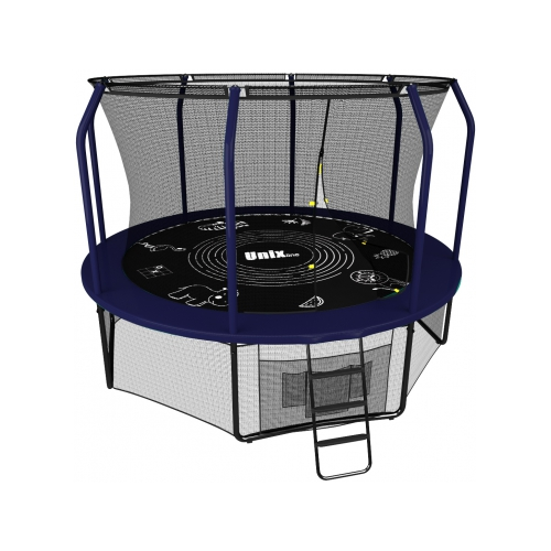 Батут спортивный Unix-Line SUPREME GAME 8 ft TRUSUG8BL, синий