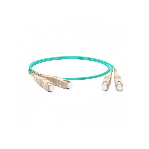 Кабель-переходник LAN (патчкорд) Hyperline FC-D3-504-SC/PR-SC/PR-H-2M-LSZH-AQ (FC-504-SC-SC-40G-2M)