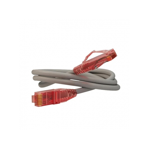 Кабель-переходник LAN (патчкорд) Hyperline PC-LPM-UTP-RJ45-RJ45-C5e-15M-LSZH-GY 15м серый
