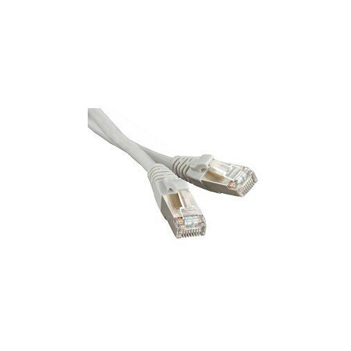Кабель-переходник LAN (патчкорд) Hyperline PC-LPM-STP-RJ45-RJ45-C6-10M-LSZH-GY экранированный 10 м