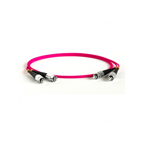 Кабель-переходник LAN (патчкорд) Hyperline FC-D2-504-FC/PR-FC/PR-H-2M-LSZH-MG 2м розовый