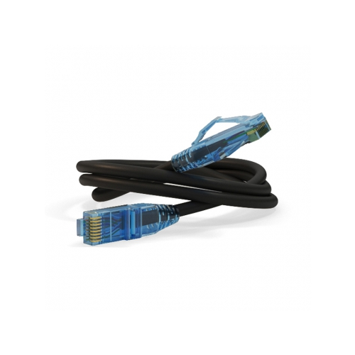 Кабель-переходник LAN (патчкорд) Hyperline PC-LPM-UTP-RJ45-RJ45-C6-1.5M-LSZH-BK 1.5м черный