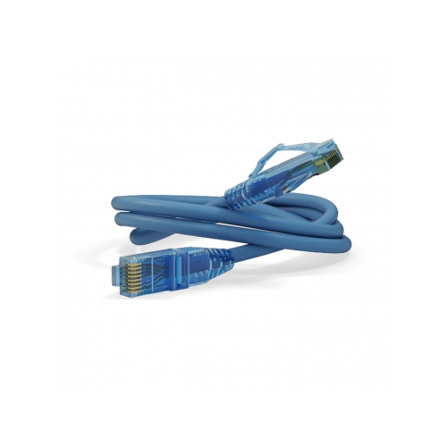 Кабель-переходник LAN (патчкорд) Hyperline PC-LPM-UTP-RJ45-RJ45-C6-1.5M-LSZH-BL 1.5м синий