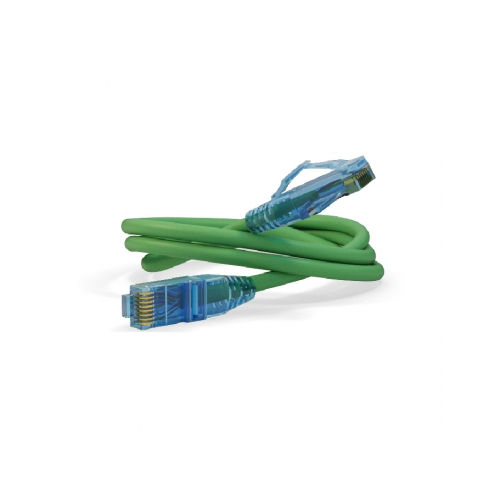 Кабель-переходник LAN (патчкорд) Hyperline PC-LPM-UTP-RJ45-RJ45-C6-1.5M-LSZH-GN U/UTP, Cat.6, LSZH, 1.5 м, зеленый