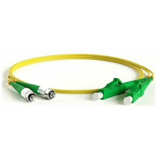 Кабель-переходник LAN (патчкорд) Hyperline FC-D2-9-FC/AR-LC/AR-H-2M-LSZH-YL SM 9/125 (OS2)