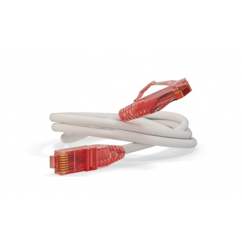 Кабель-переходник LAN (патчкорд) Hyperline PC-LPM-UTP-RJ45-RJ45-C5e-5M-LSZH-WH U/UTP, Cat.5е, LSZH, 5 м, белый