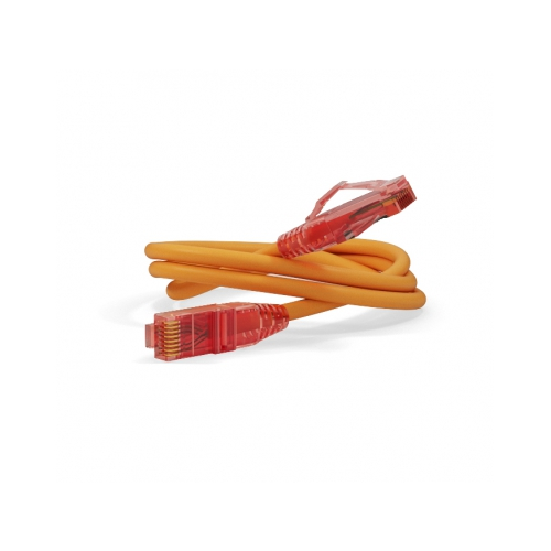Кабель-переходник LAN (патчкорд) Hyperline PC-LPM-UTP-RJ45-RJ45-C5e-5M-LSZH-OR U/UTP, Cat.5е, LSZH, 5 м, оранжевый