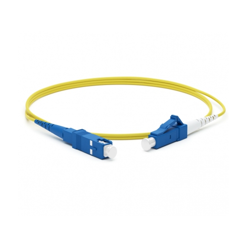 Кабель-переходник LAN (патчкорд) Hyperline FC-S2-9-LC/UR-SC/UR-H-10M-LSZH-YL SM 9/125 (OS2), LC/UPC-SC/UPC, 2.0 мм, simplex, LSZH, 10 м/желтый