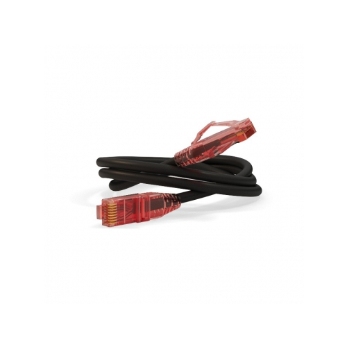 Кабель-переходник LAN (патчкорд) Hyperline PC-LPM-UTP-RJ45-RJ45-C5e-5M-LSZH-BK, Cat.5е, LSZH, 5 м, Черный