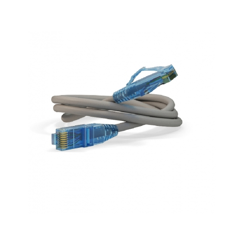 Кабель-переходник LAN (патчкорд) Hyperline PC-LPM-UTP-RJ45-RJ45-C6-2M-LSZH-GY U/UTP, Cat.6, LSZH, 2 м, серый