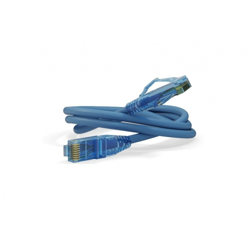 Кабель-переходник LAN (патчкорд) Hyperline PC-LPM-UTP-RJ45-RJ45-C6-3M-LSZH-BL U/UTP, Cat.6, LSZH, 3 м, синий