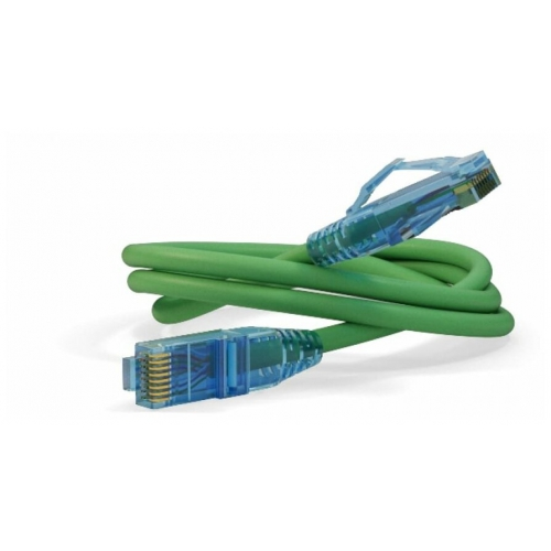 Кабель-переходник LAN (патчкорд) Hyperline PC-LPM-UTP-RJ45-RJ45-C6-3M-LSZH-GN, Cat.6, LSZH, 3 м, Зеленый