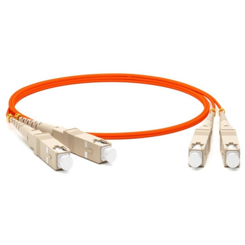 Кабель-переходник LAN (патчкорд) Hyperline FC-D2-50-SC/PR-SC/PR-H-2M-LSZH-OR MM 50/125, SC-SC 2м