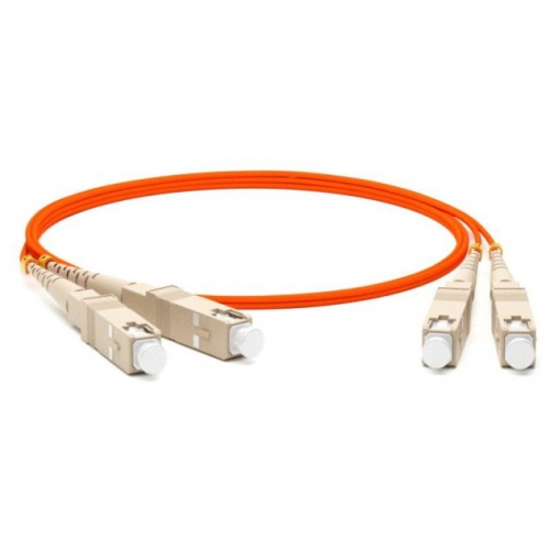 Кабель-переходник LAN (патчкорд) Hyperline FC-D2-50-SC/PR-SC/PR-H-3M-LSZH-OR MM 50/125, SC-SC, 3м