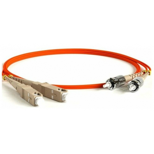 Кабель-переходник LAN (патчкорд) Hyperline FC-D2-62-SC/PR-ST/PR-H-2M-LSZH-OR MM 62.5/125, ST-SC 2м