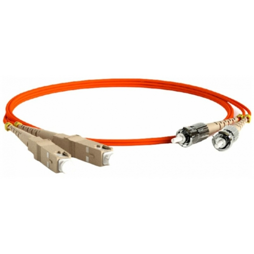 Кабель-переходник LAN (патчкорд) Hyperline FC-D2-62-SC/PR-ST/PR-H-3M-LSZH-OR MM 62.5/125, ST-SC 3м