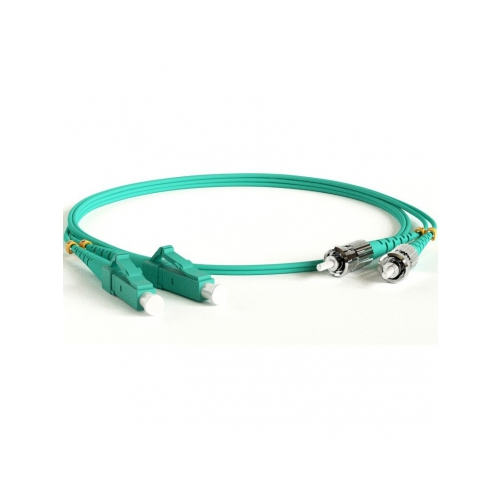 Кабель-переходник LAN (патчкорд) Hyperline FC-D2-503-LC/PR-ST/PR-H-2M-LSZH-AQ 2м MM 50/125(OM3)